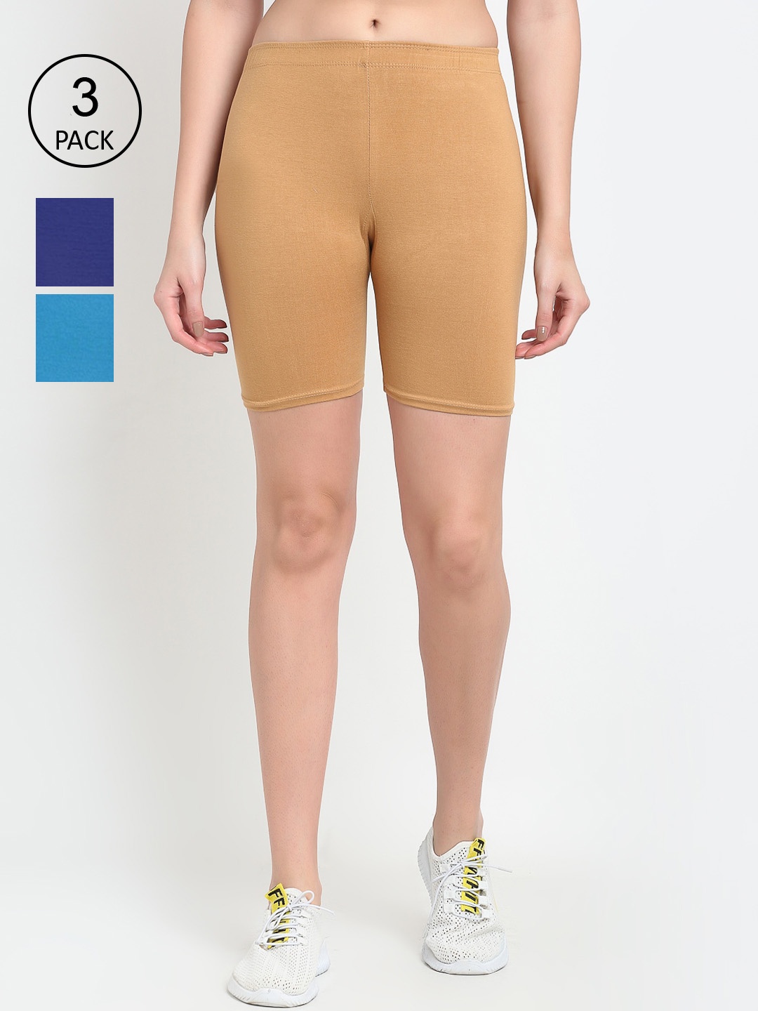 

GRACIT Women Navy Blue Cycling Sports Shorts