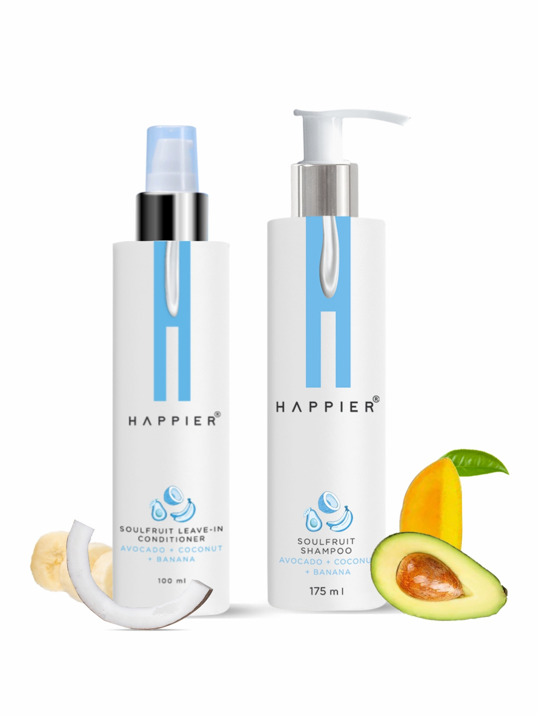 

Happier Soulfruit Shampoo With Soulfruit Conditioner, Multi