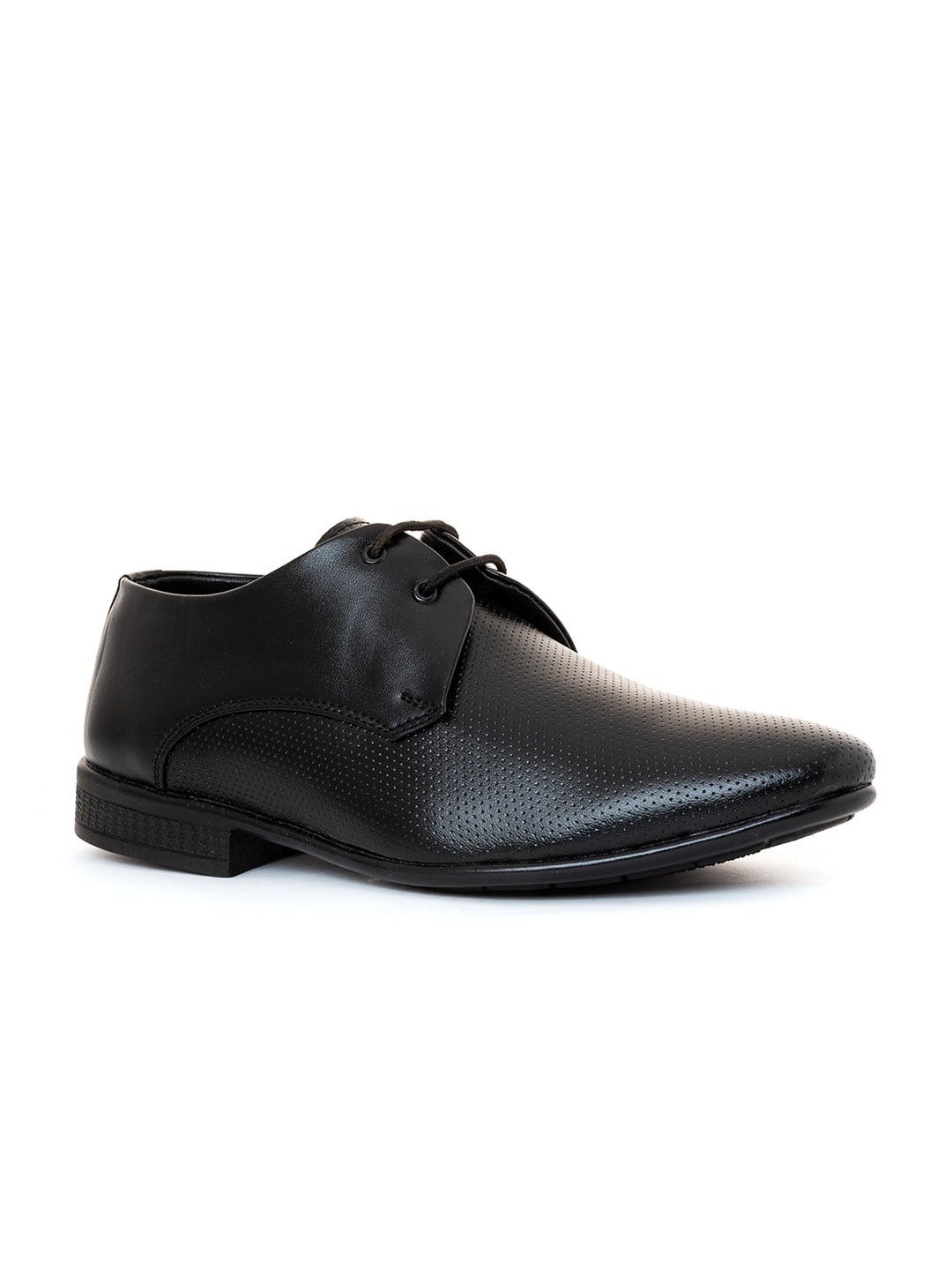 

Khadims Boys Black Solid Derbys