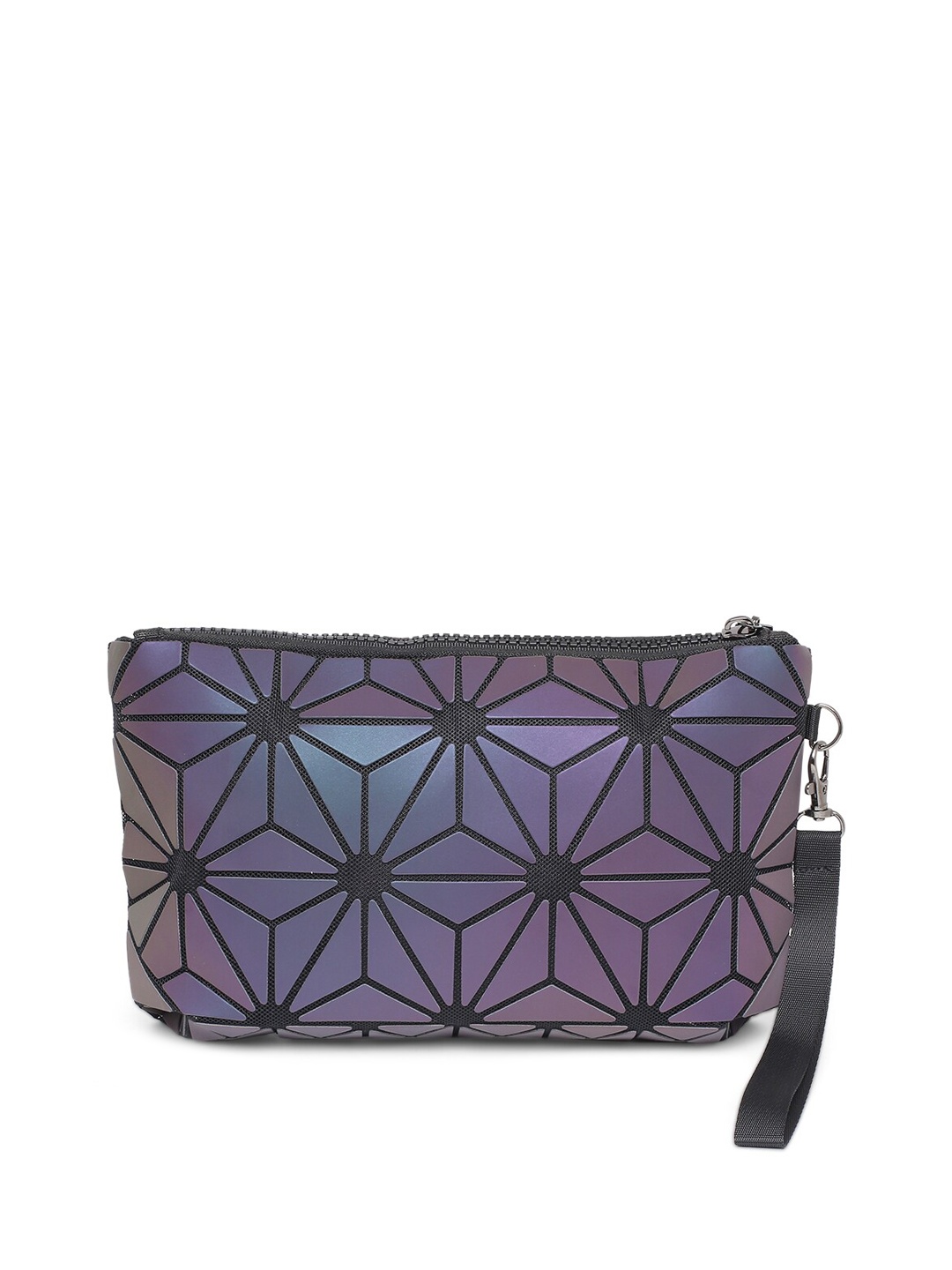 

BAOMI Grey Geometric PU Structured Organiser
