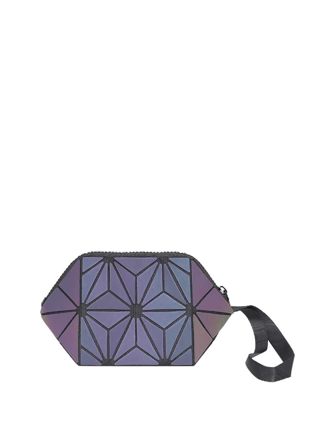 

BAOMI Grey Printed PU Structured Organiser