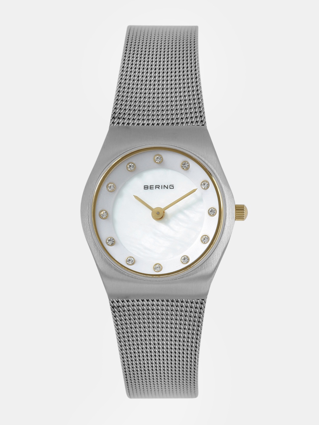 

BERING Women Pearly White Classic Sapphire Crystal Analogue Watch 11923-004