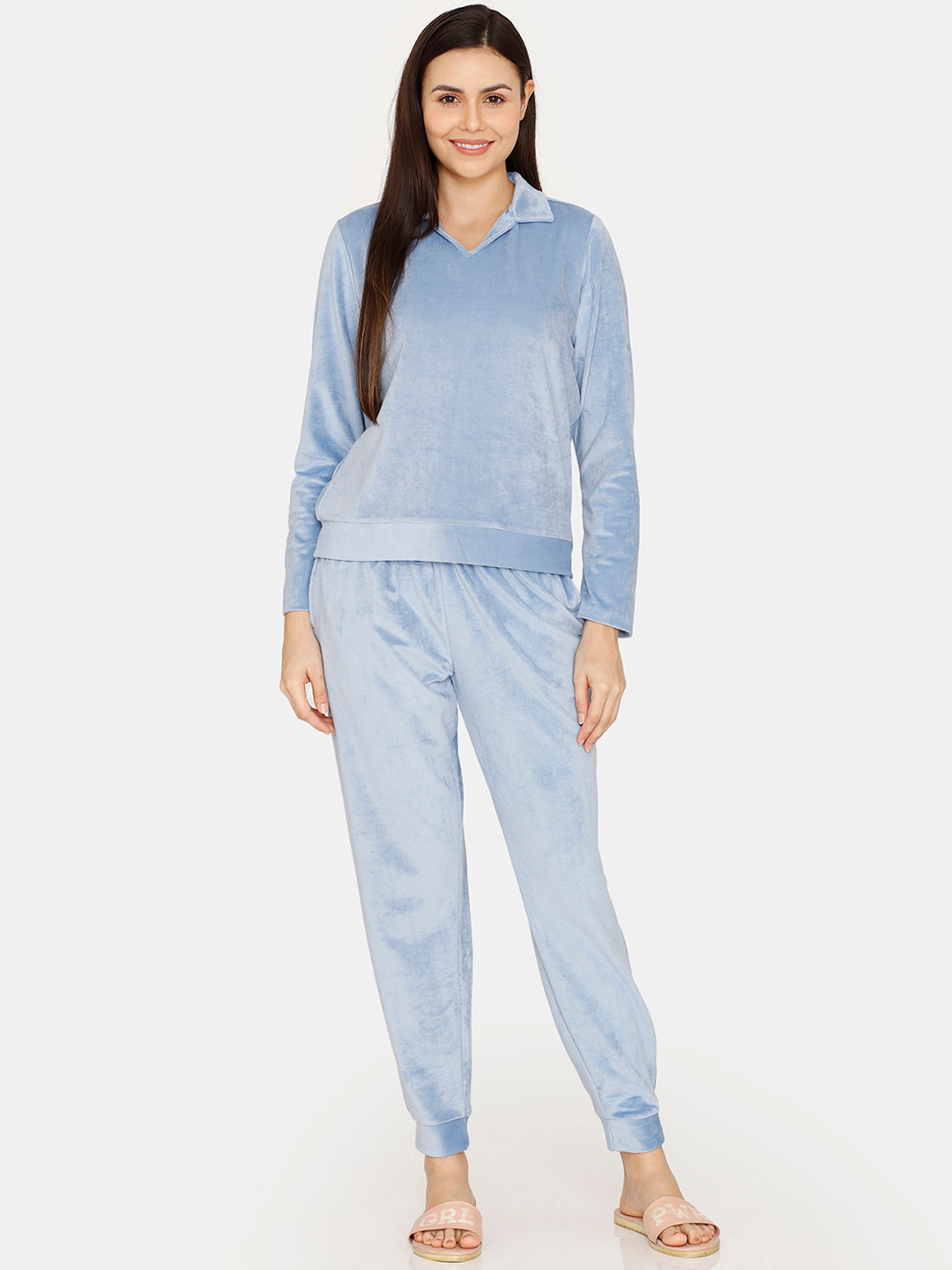 

Zivame Women Blue Night suit