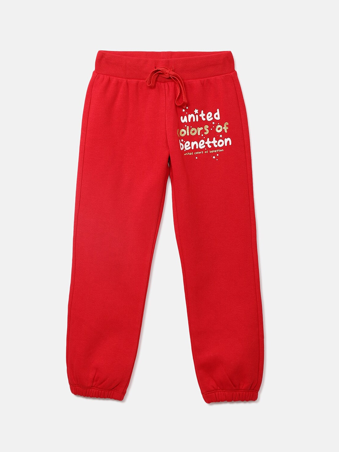 

United Colors of Benetton Girls Red Solid Joggers