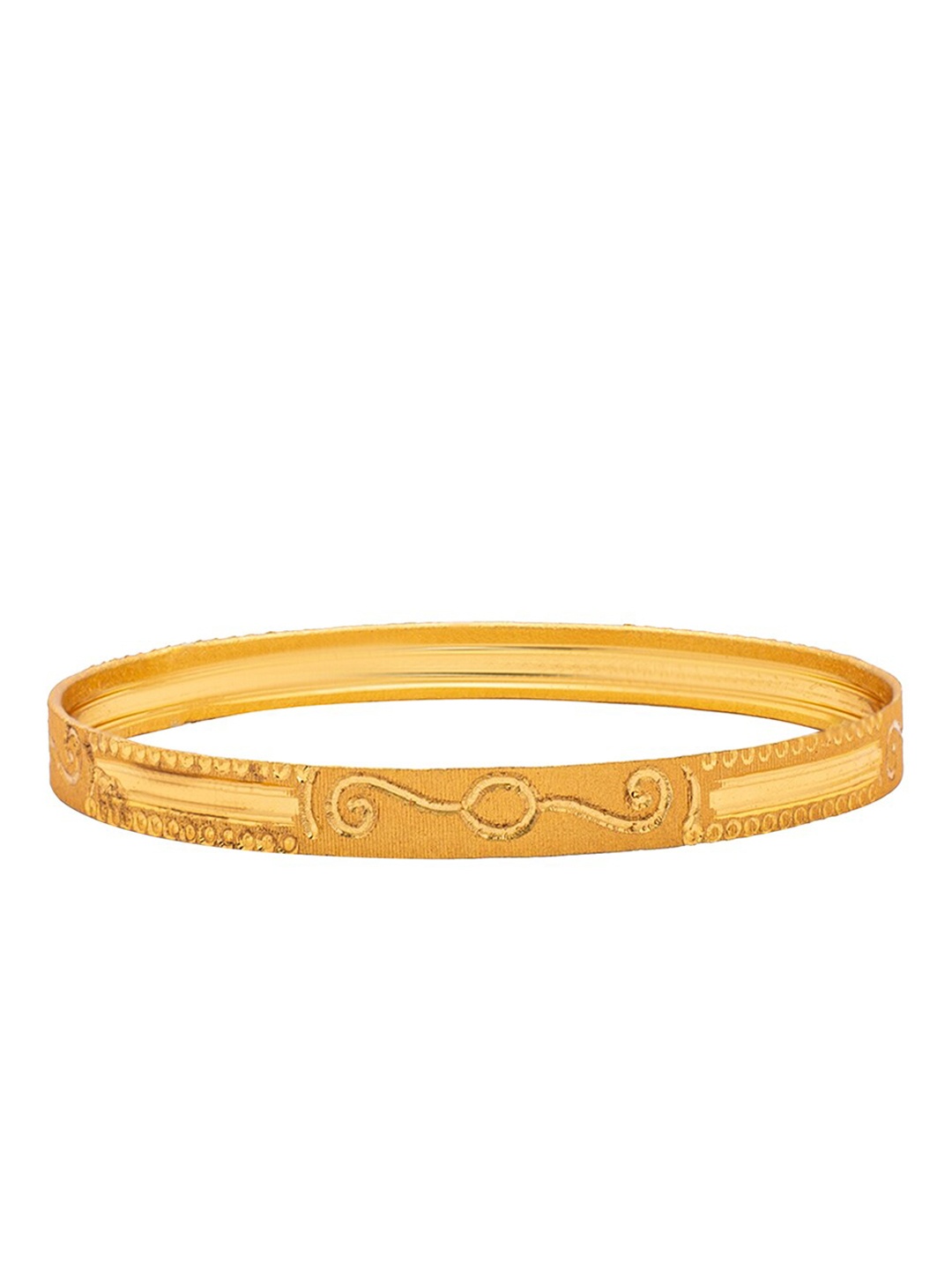 

Shining Jewel - By Shivansh Set Of 4 Gold-Plated Bangles