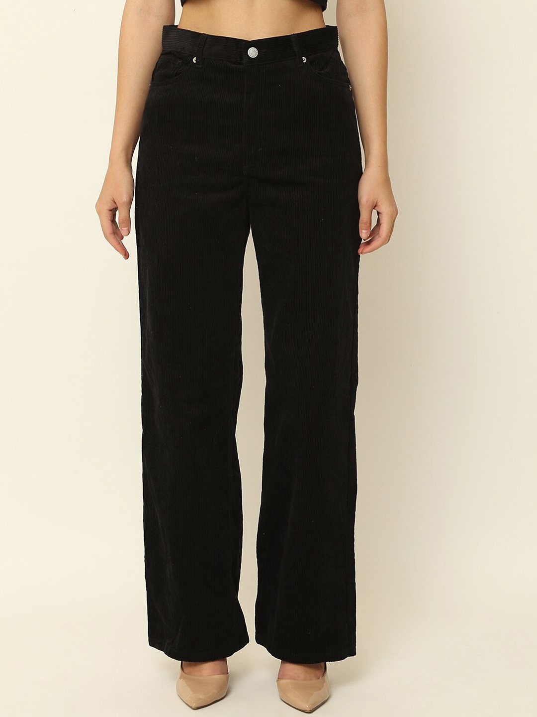 

NoBarr Women Black Cotton Stretchable Jeans