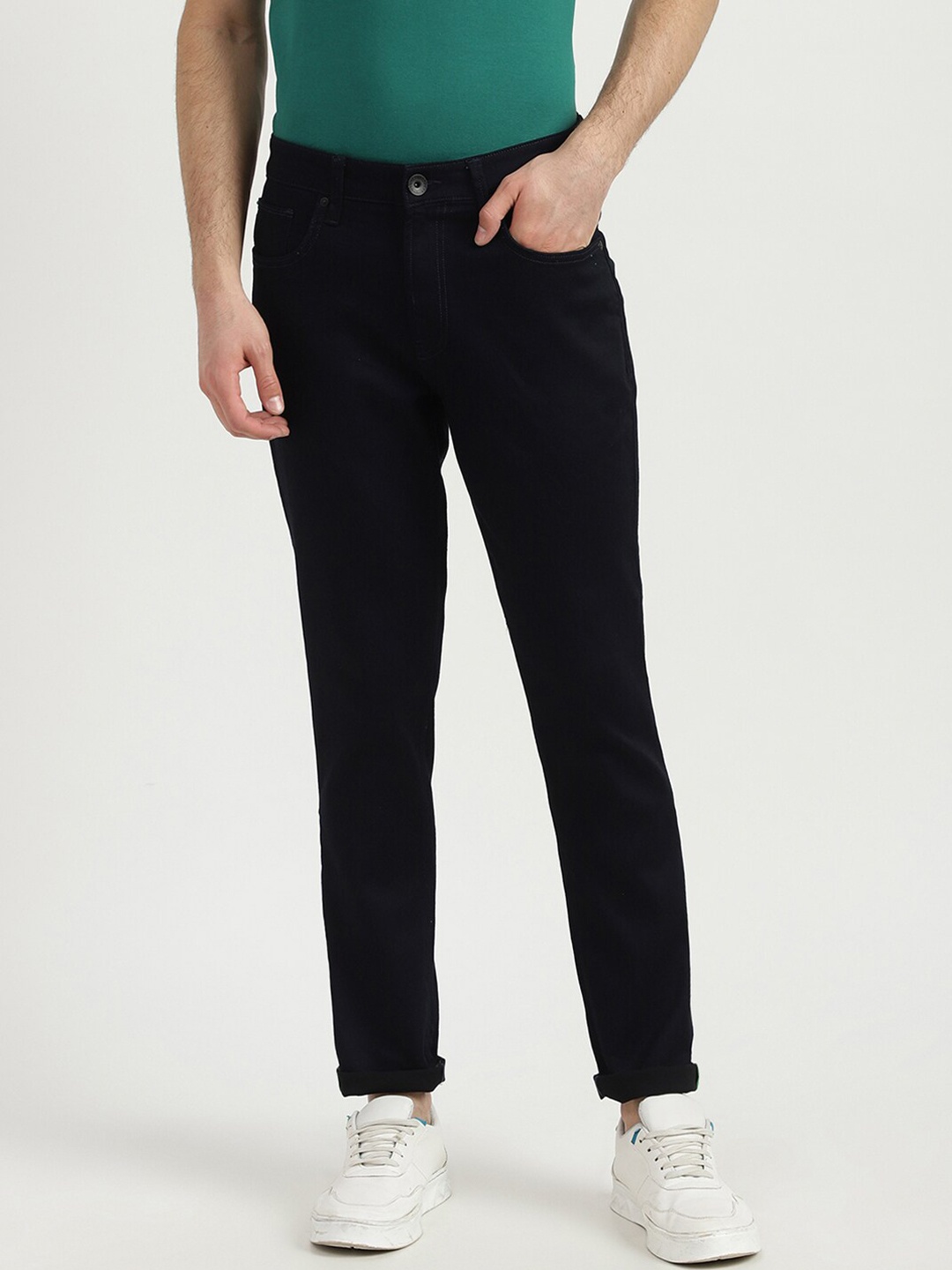 

United Colors of Benetton Men Black Slim Fit Jeans