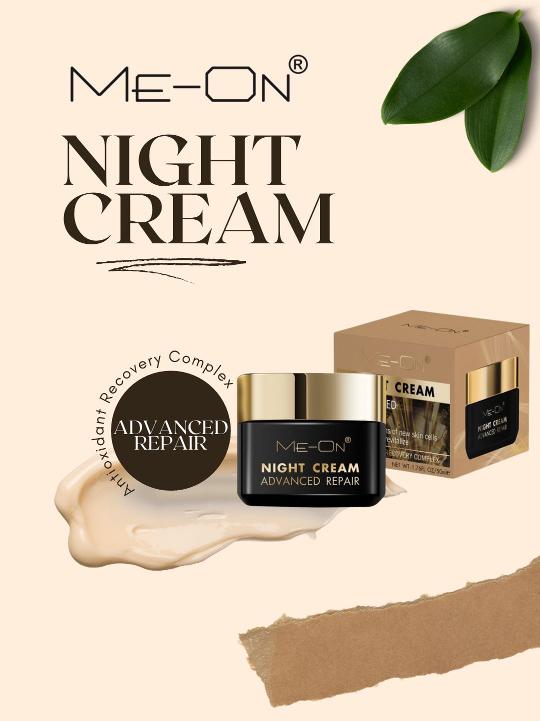 

ME-ON Women Advanced Repair Night Cream, 50 ml, Transparent