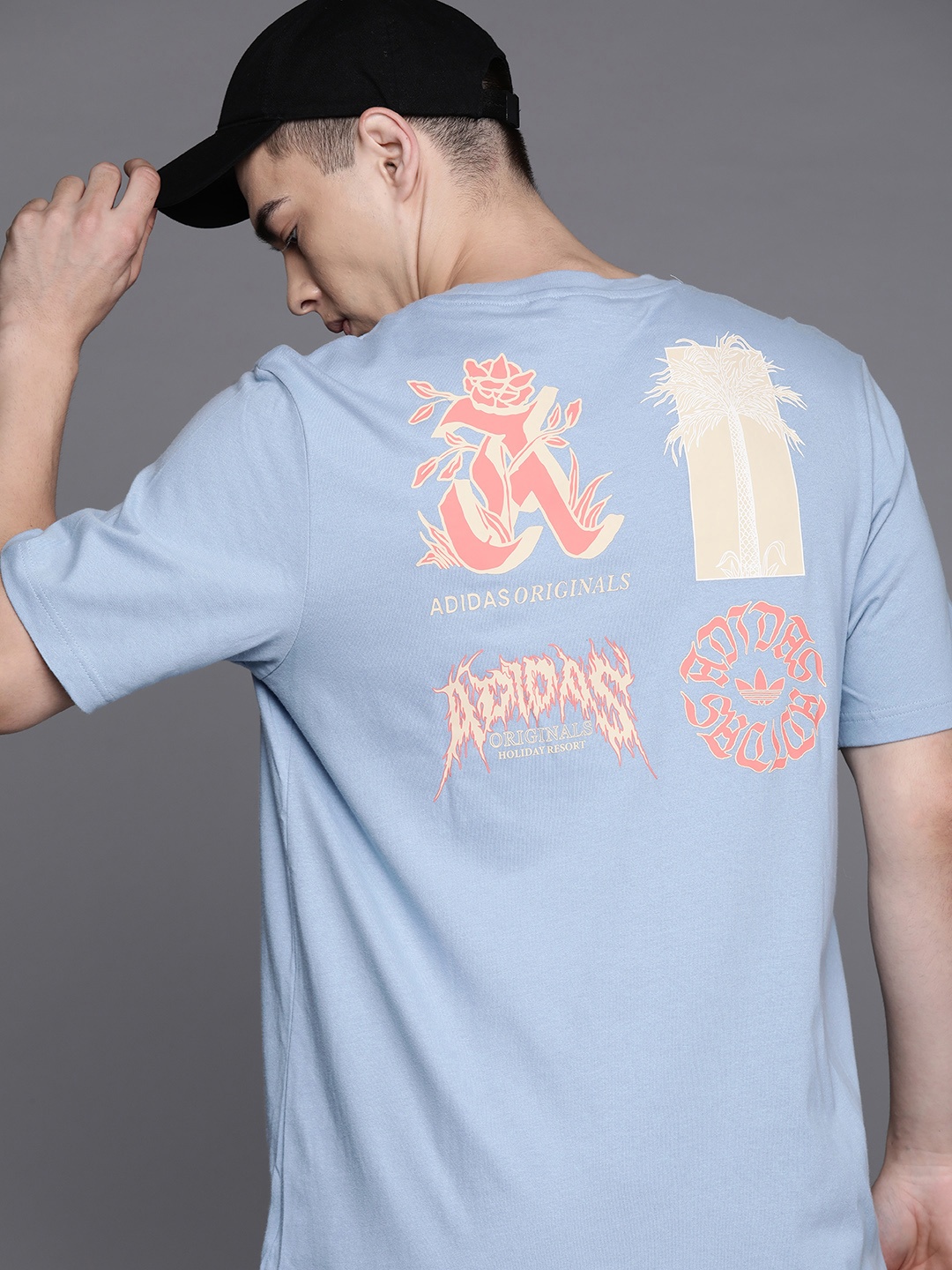 

ADIDAS Originals Glide Printed T-shirt, Blue