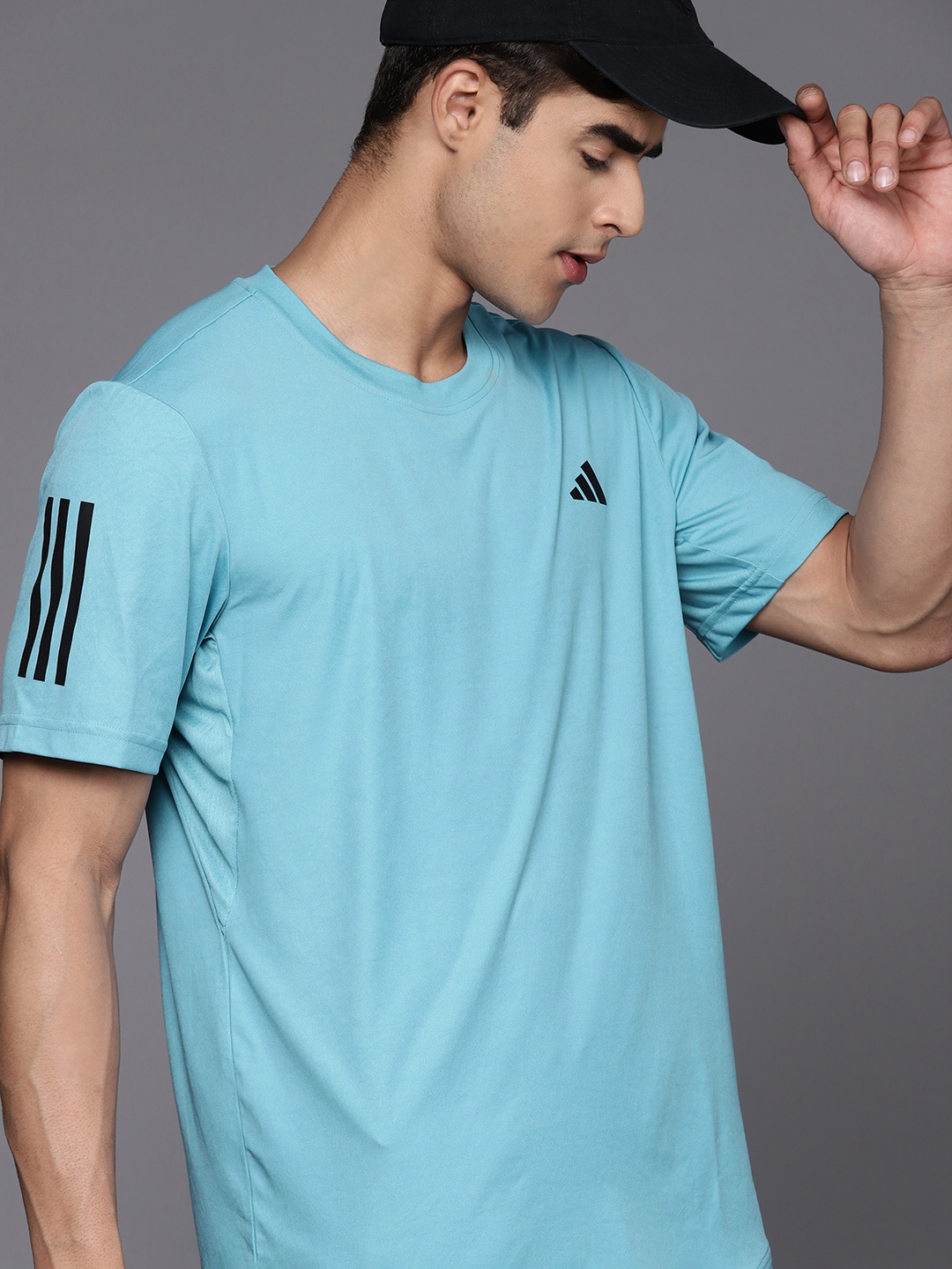 

ADIDAS Club 3-Striped Detail Tennis T-shirt, Blue