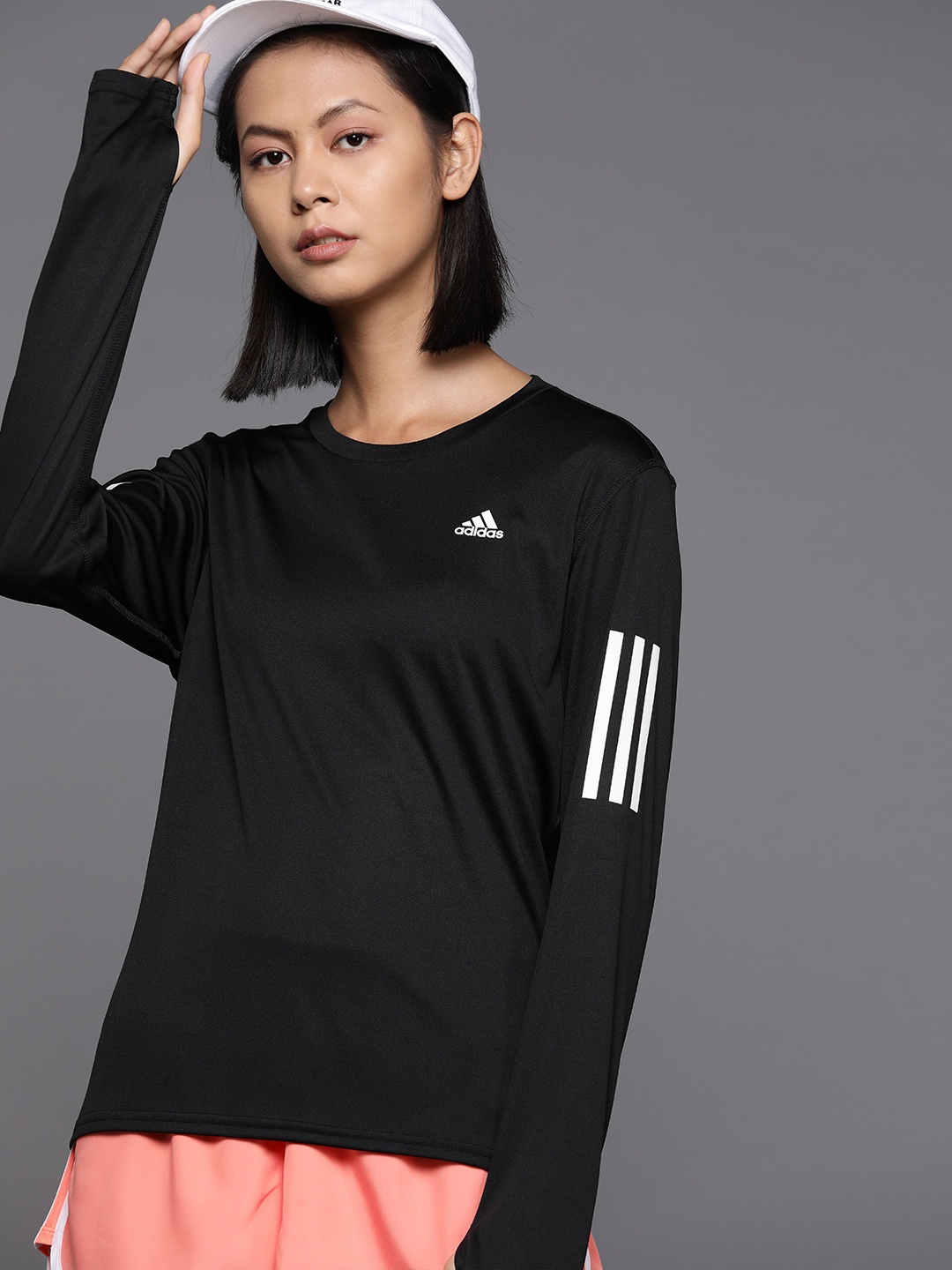 

ADIDAS Solid Own The Run Aeroready T-shirt, Black