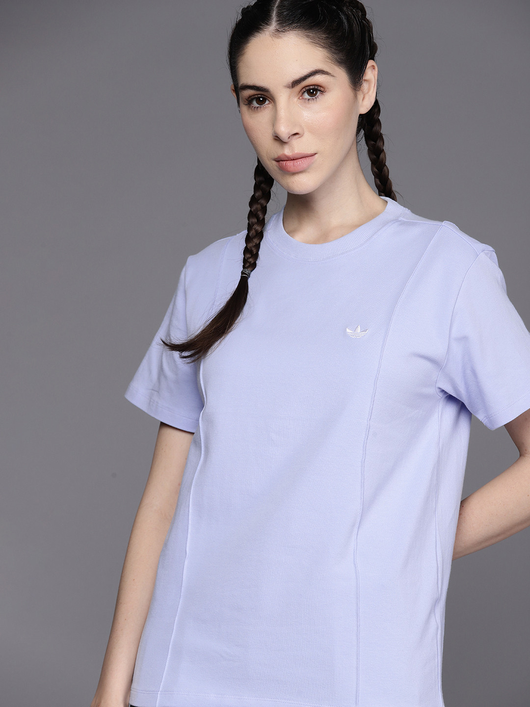 

ADIDAS Originals Sustainable Brand Logo Premium Essentials Tee, Blue
