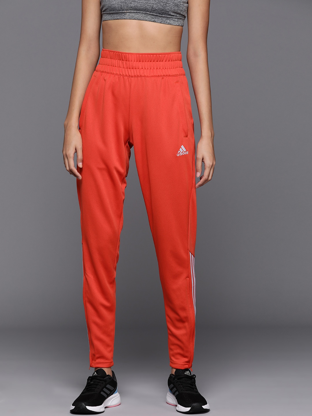 

ADIDAS Women Solid TIRO Aeroready Track Pants, Rust