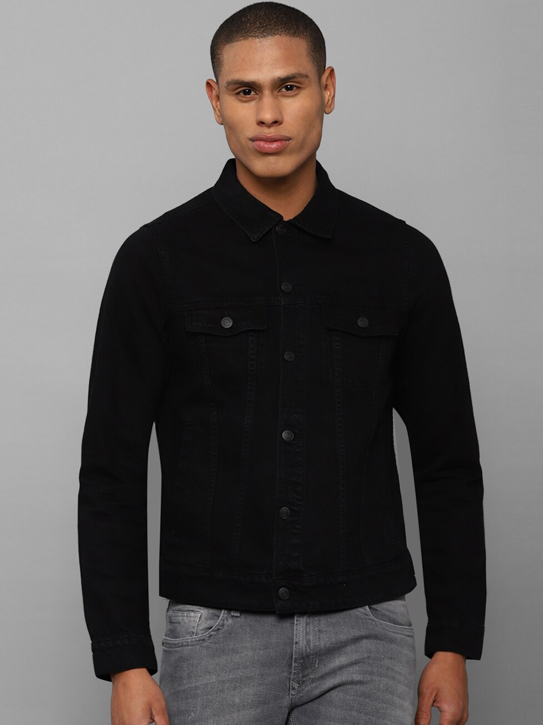 

Allen Solly Sport Men Black Denim Jacket