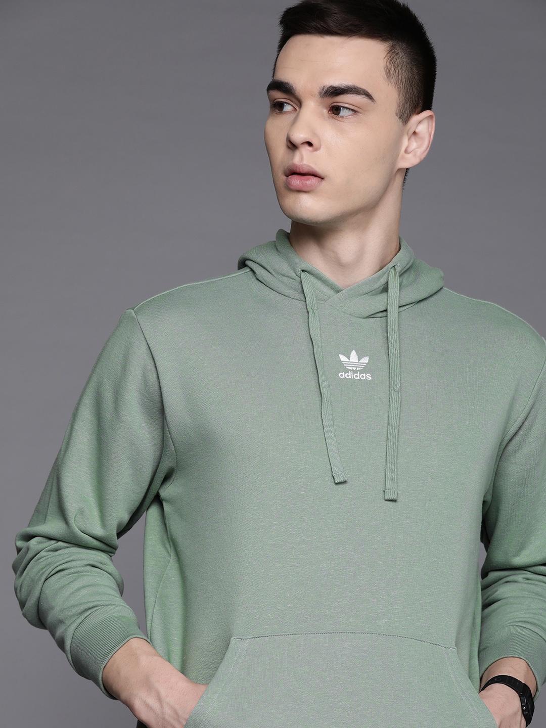 

ADIDAS Originals Men Essentials Hooded Sweatshirt, Green