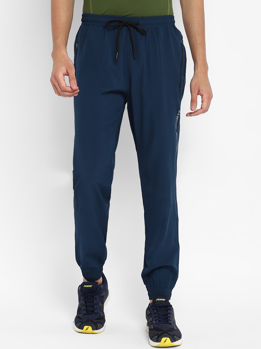 

FURO by Red Chief Men Blue Solid Joggers
