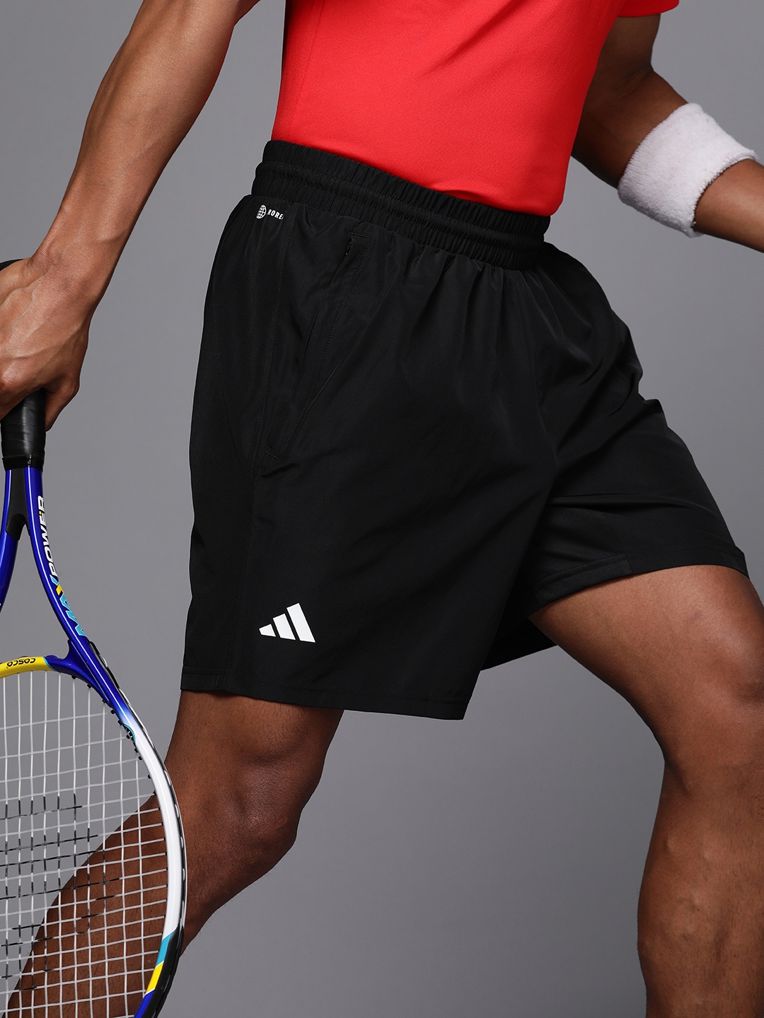 

ADIDAS Men HEAT.RDY Tennis Shorts, Black