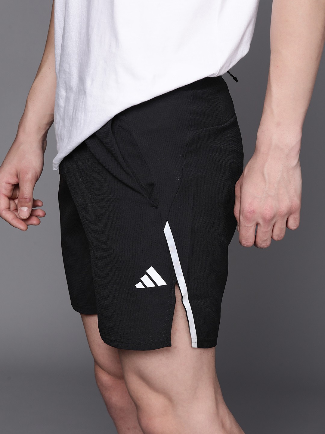 

ADIDAS Sustainable Men X-City HEAT.RDY Running Shorts, Black