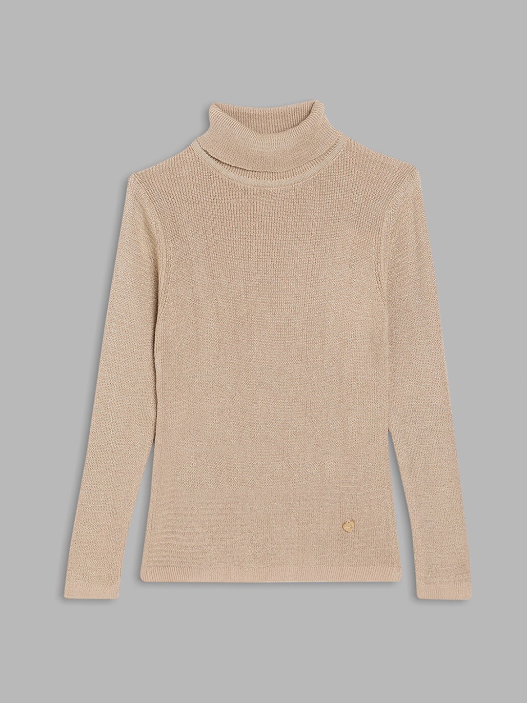 

Blue Giraffe Girls Brown Ribbed Pullover