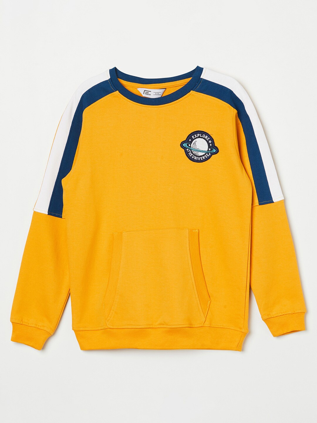 

Fame Forever by Lifestyle Boys Mustard Pure Cotton Sweatshirt