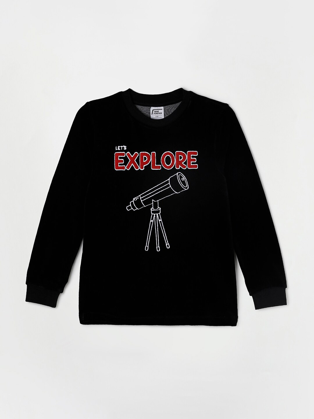 

Fame Forever by Lifestyle Boys Black Printed Sweatshirt