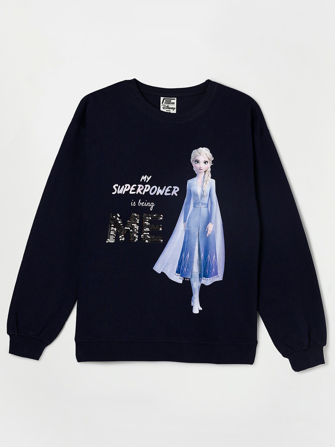 

Fame Forever by Lifestyle Girls DISNEY - FROZEN Printed Sweatshirts, Navy blue