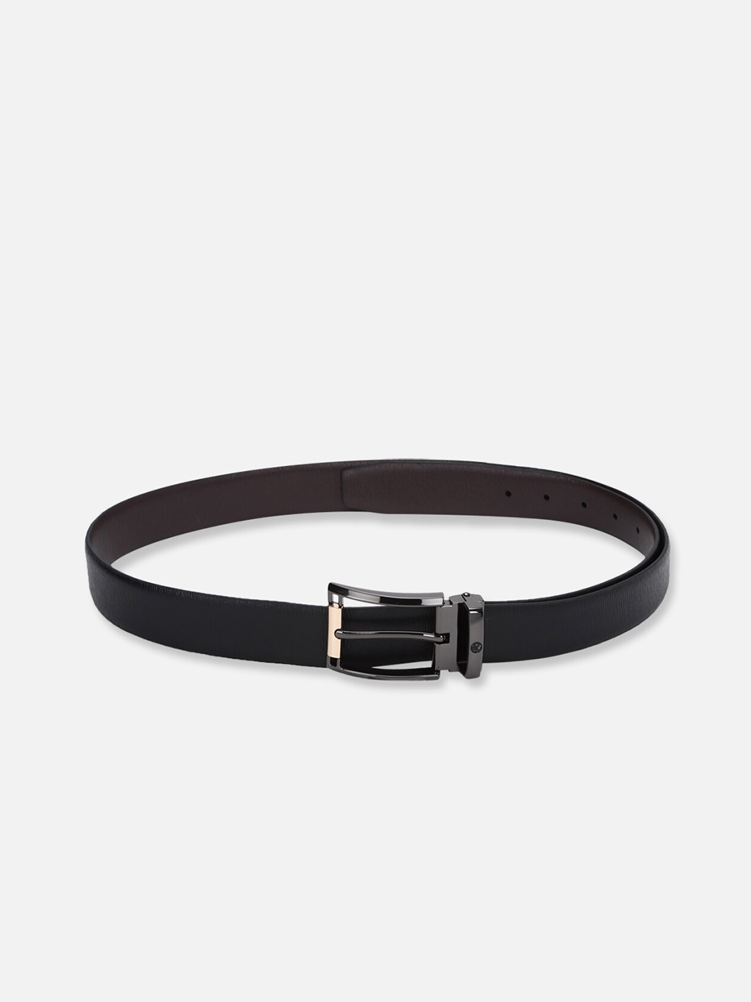 

Louis Philippe Men Black Leather Belt