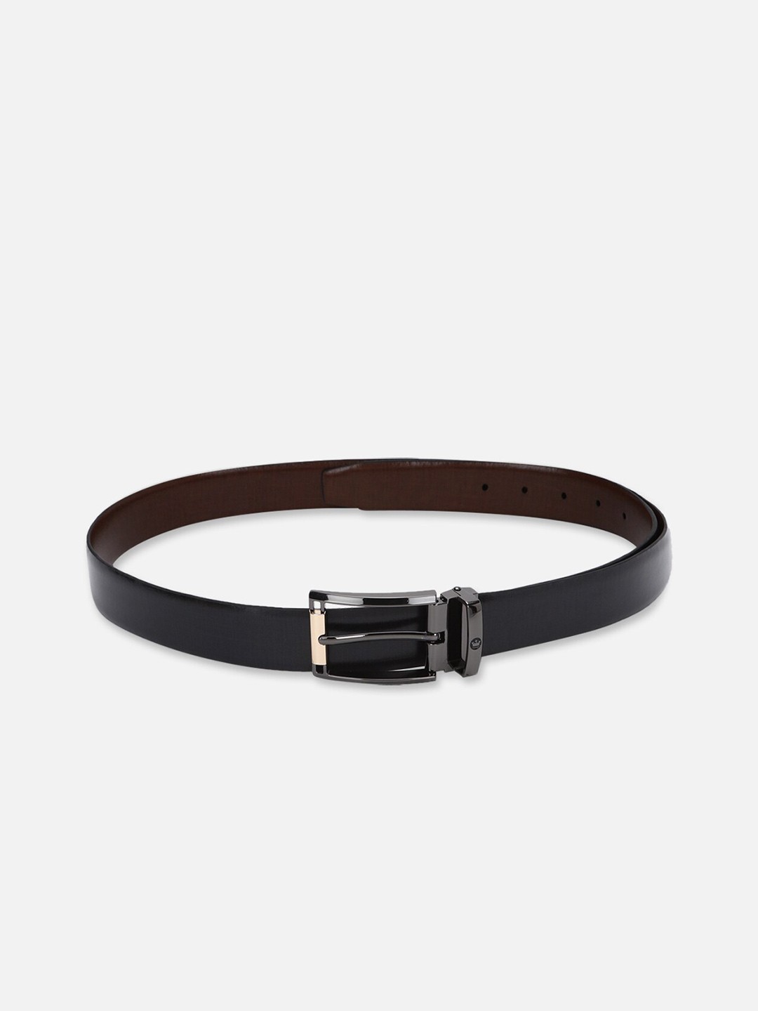 

Louis Philippe Men Black Leather Belt