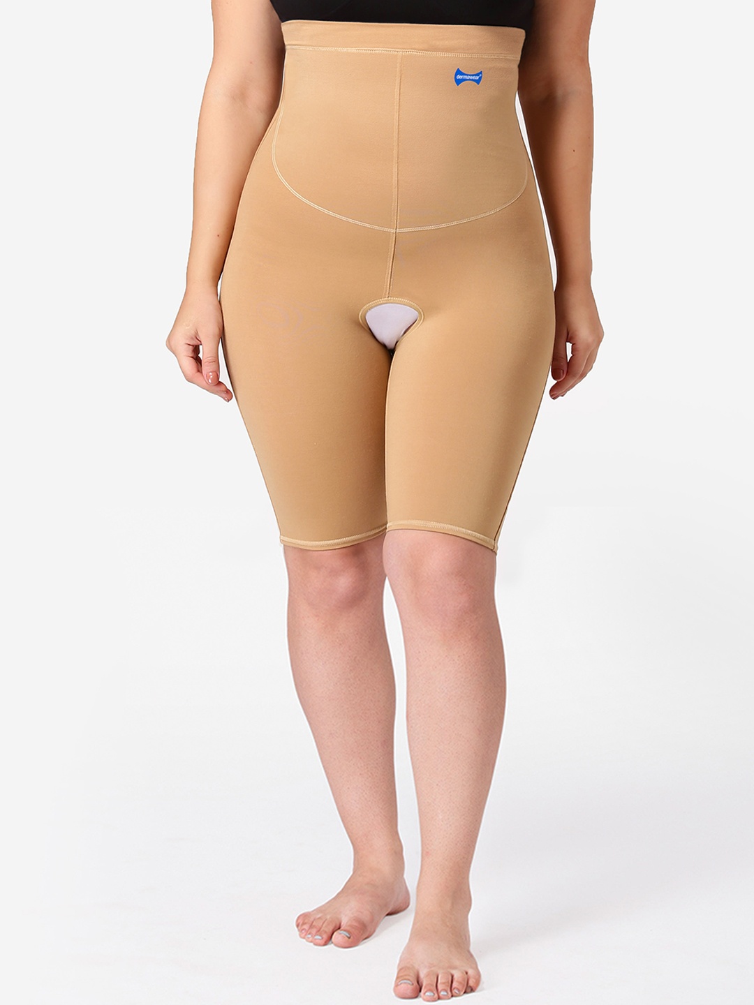 

Dermawear Women Solid Hip Corset Shapewear, Beige