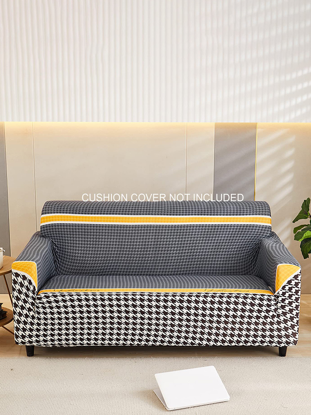 

HOUSE OF QUIRK 3 Seater Black & White Printed Sofa Covers