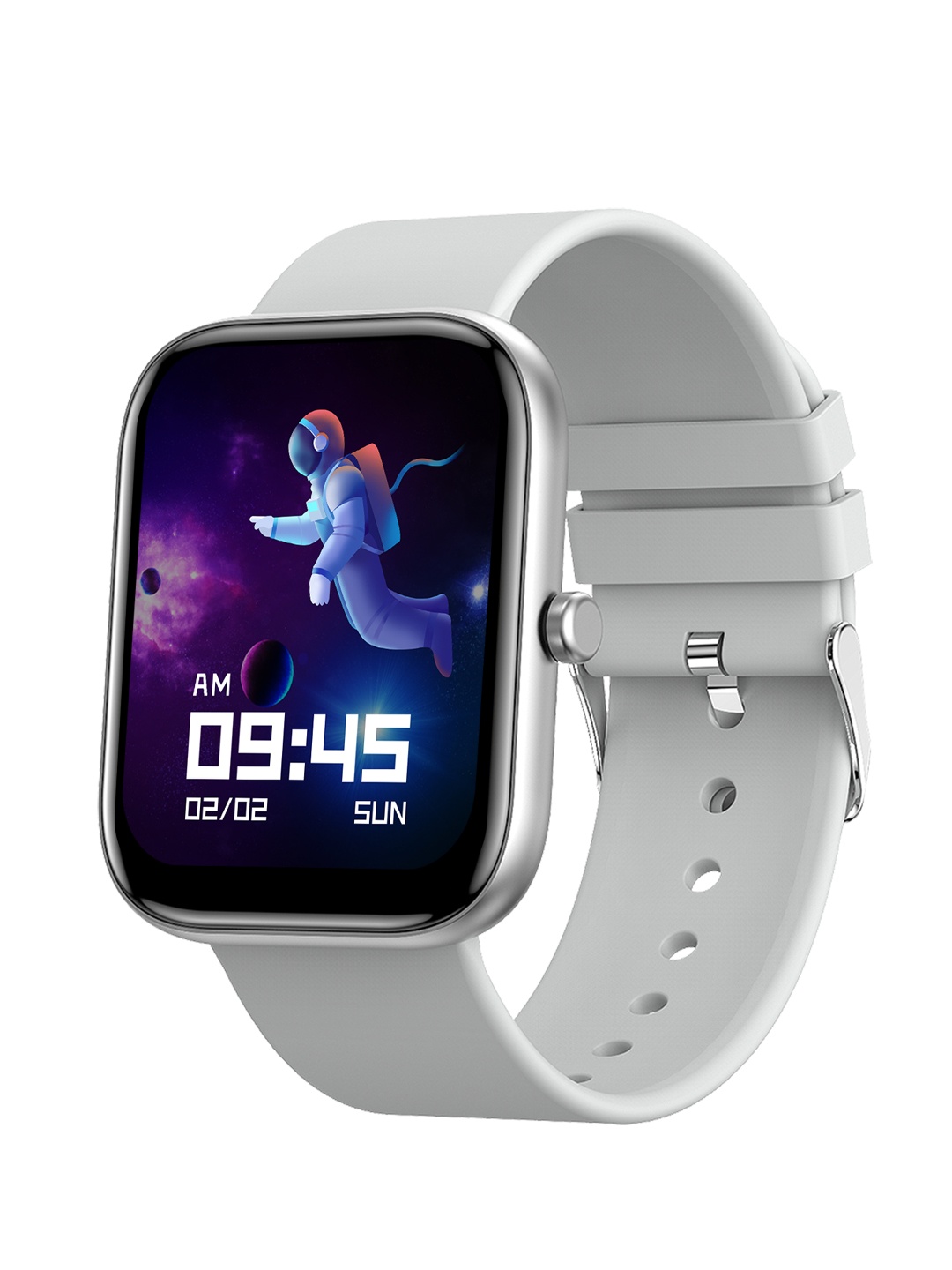

Fire-Boltt Dazzle Plus Borderless Display, 60 Sports Modes Smartwatch 37BSWAAY- Silver
