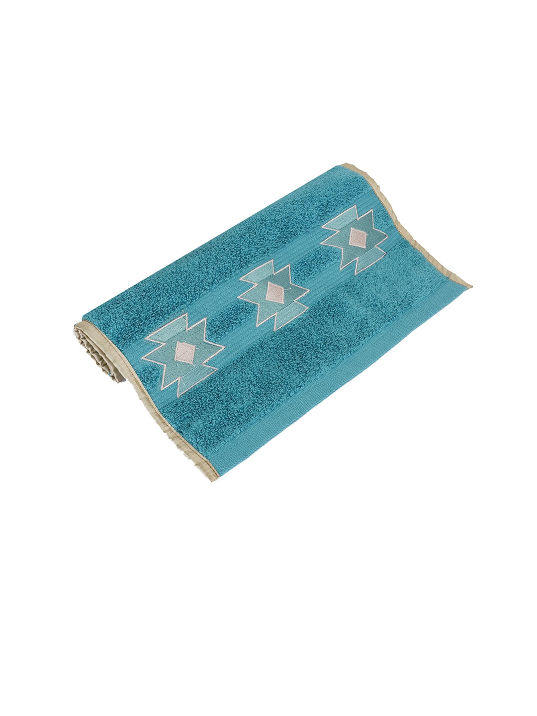 

LUSH & BEYOND Turquoise Blue Solid 500GSM Pure Cotton Hand Towel