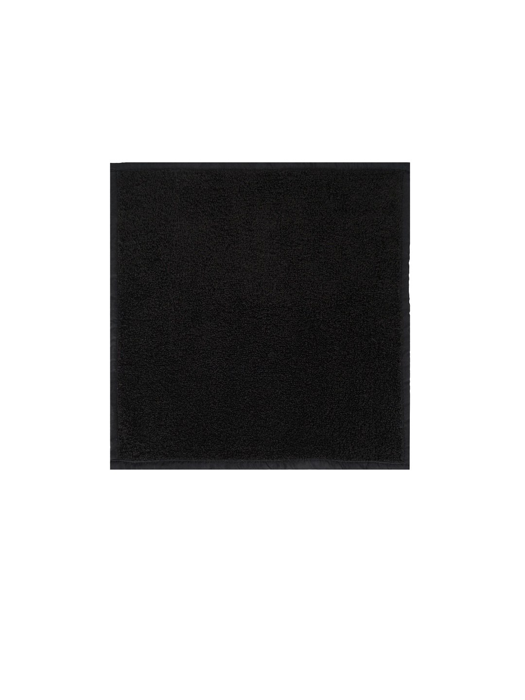 

LUSH & BEYOND Pack Of 2 Black Solid GSM 500 Cotton Face Towels
