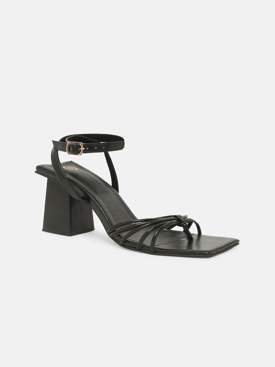 

20Dresses Women Black Square toe Block Heels