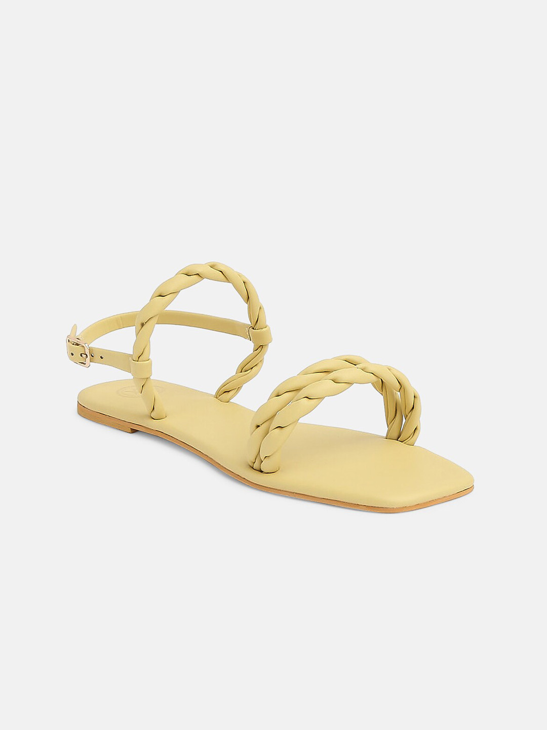 

20Dresses Women Yellow Square Toe Flats