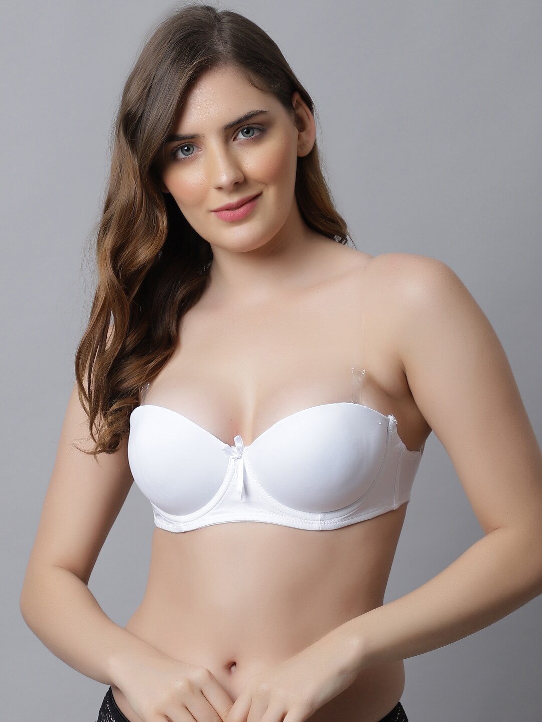 

Friskers White Bra Underwired Lightly Padded