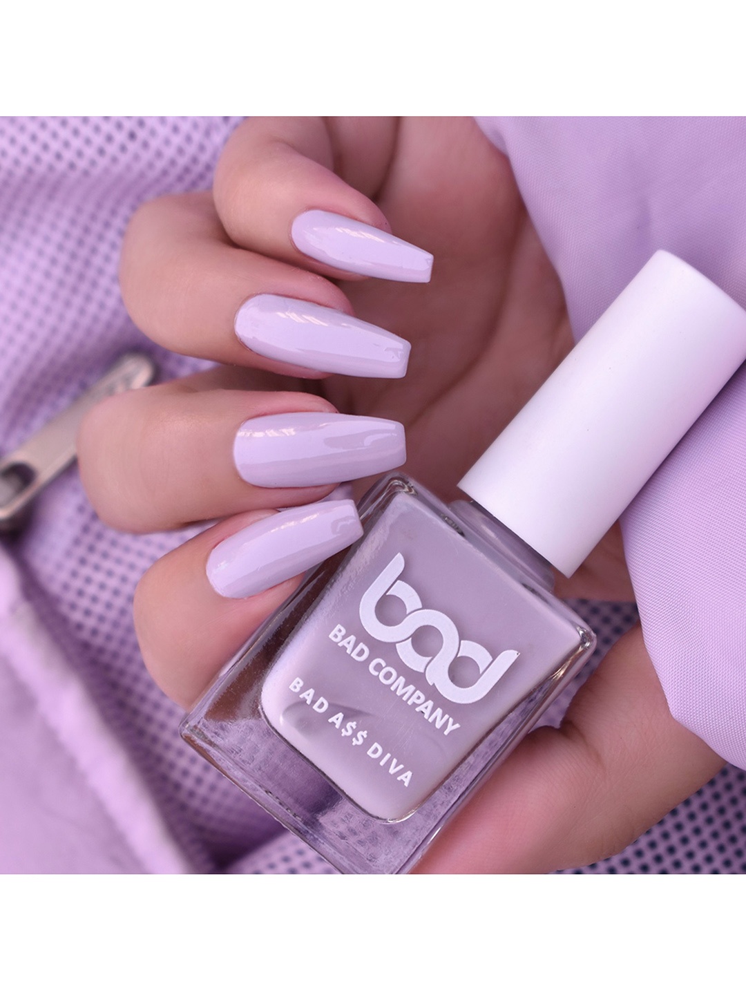 

BAD COMPANY No Toxin Nail Lacquer 10 ml - Goal Digger 88, Purple