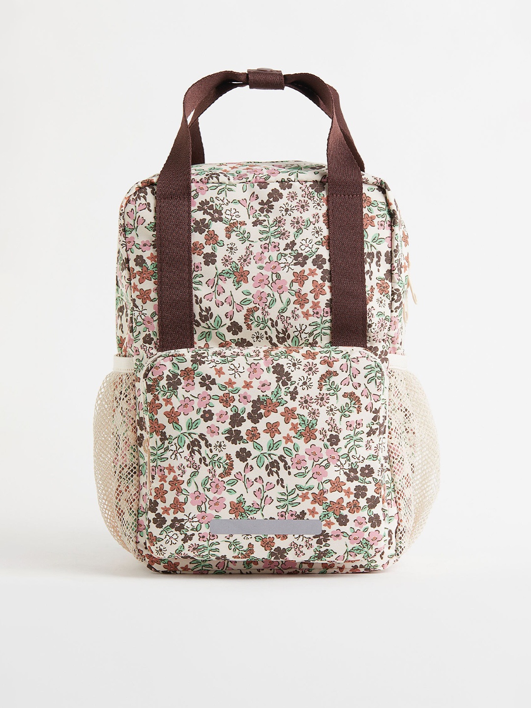 

H&M Girls Patterned Backpack, Cream