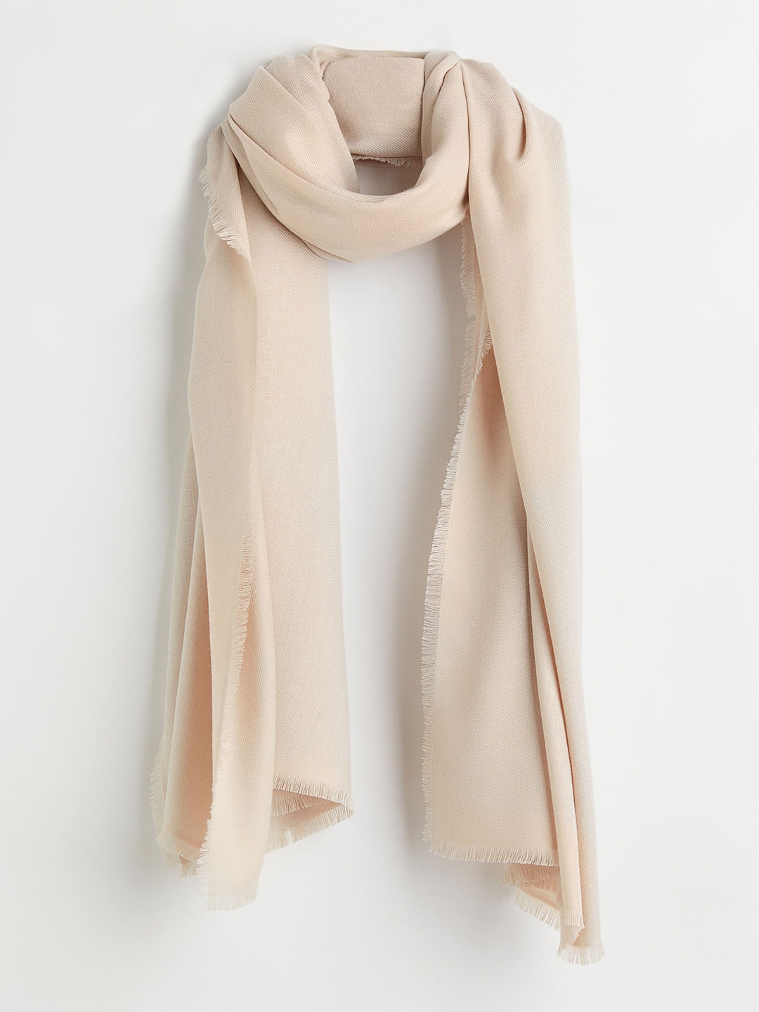 

H&M Women Grey Scarf, Beige