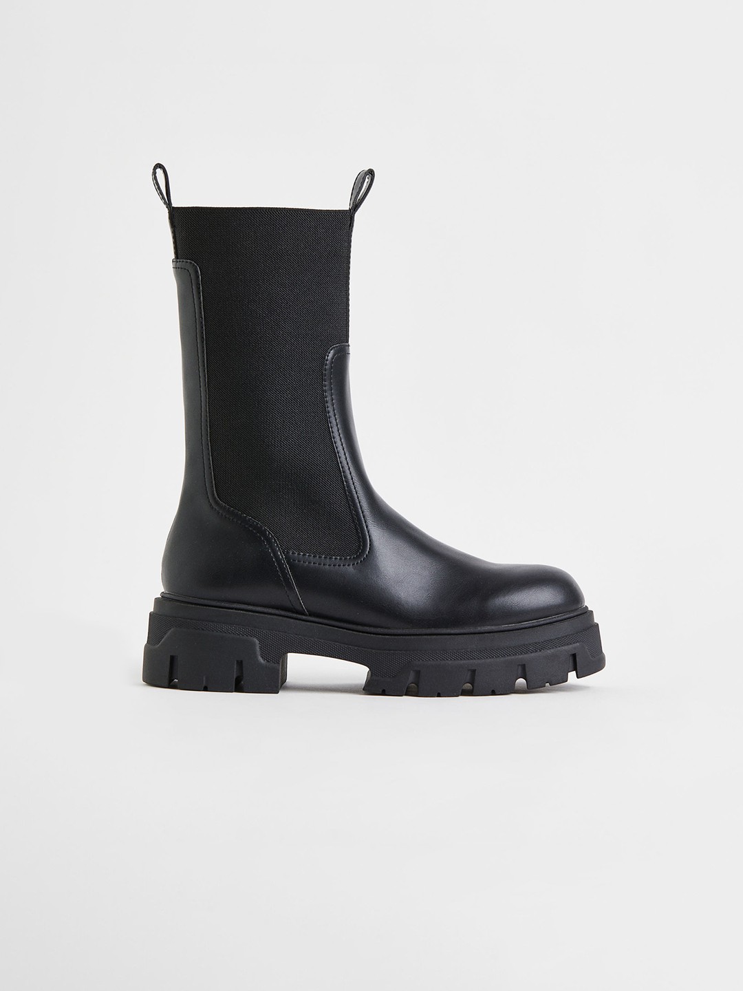 

H&M Women Black Calf-Length Boots