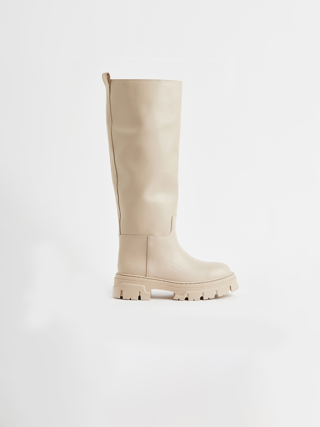 

H&M Women Knee-High Boots, Beige