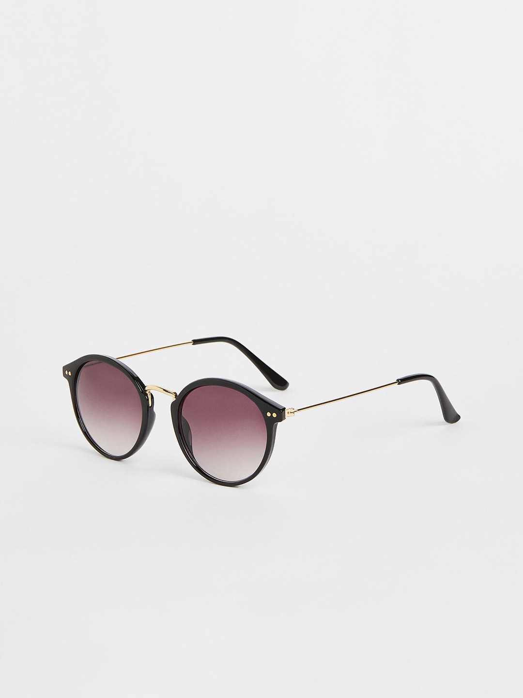 

H&M Women Black Round Sunglasses