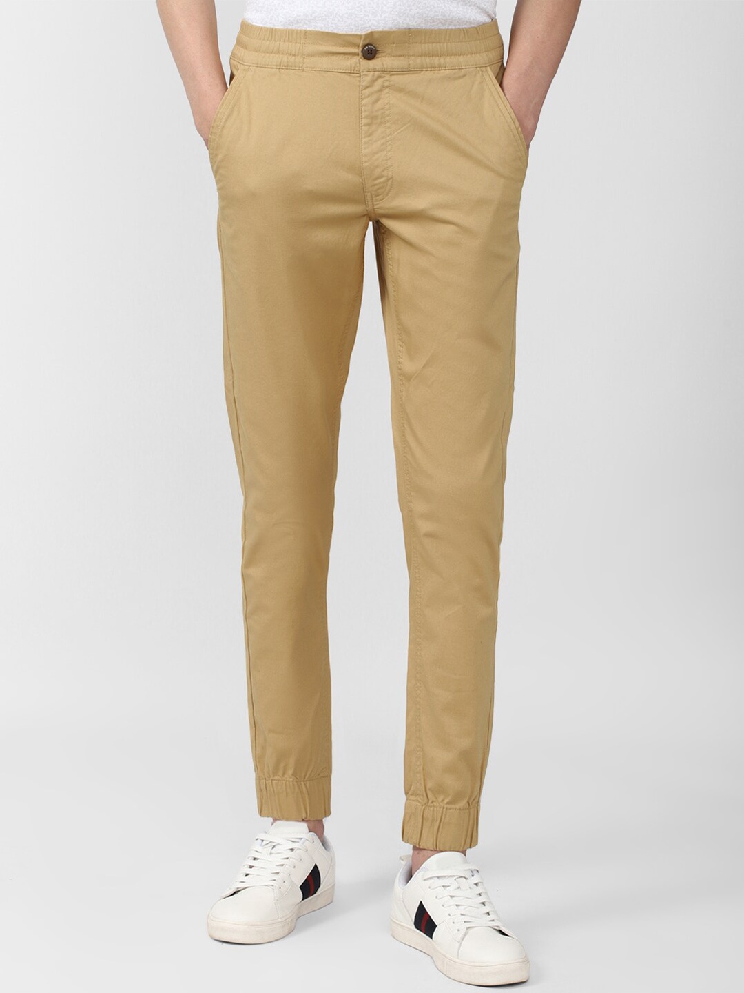 

Van Heusen Sport Men Khaki Cotton Slim Fit Chinos Trousers