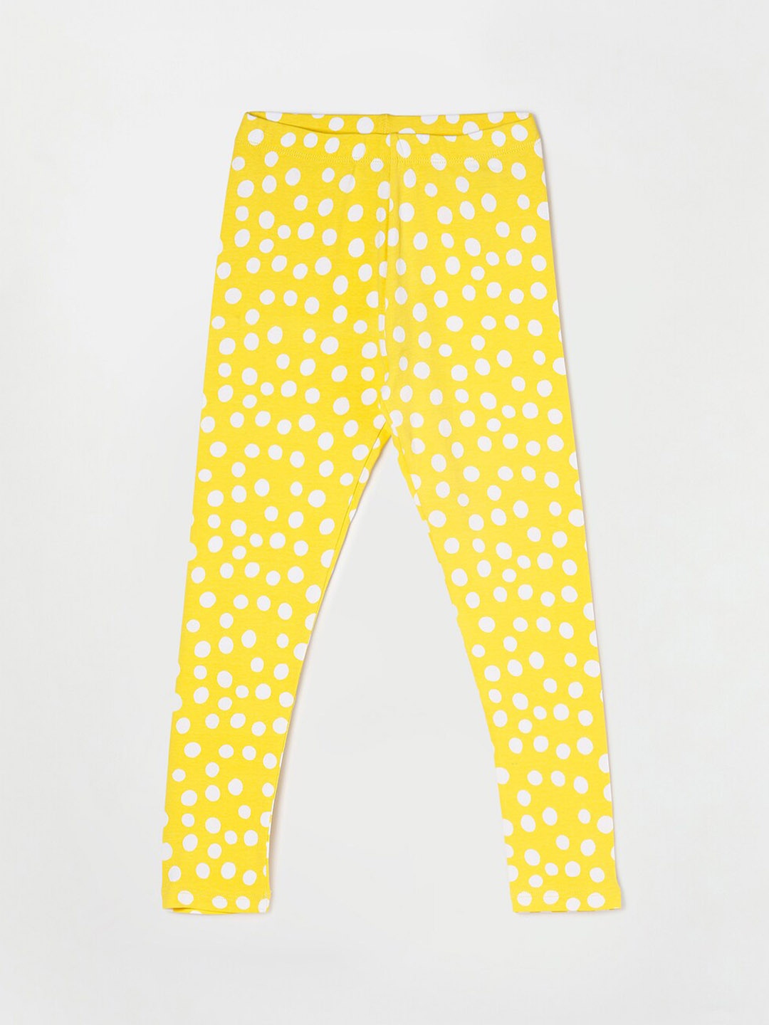

Fame Forever by Lifestyle Girls Yellow Cotton Printed Ankle Length Leggings
