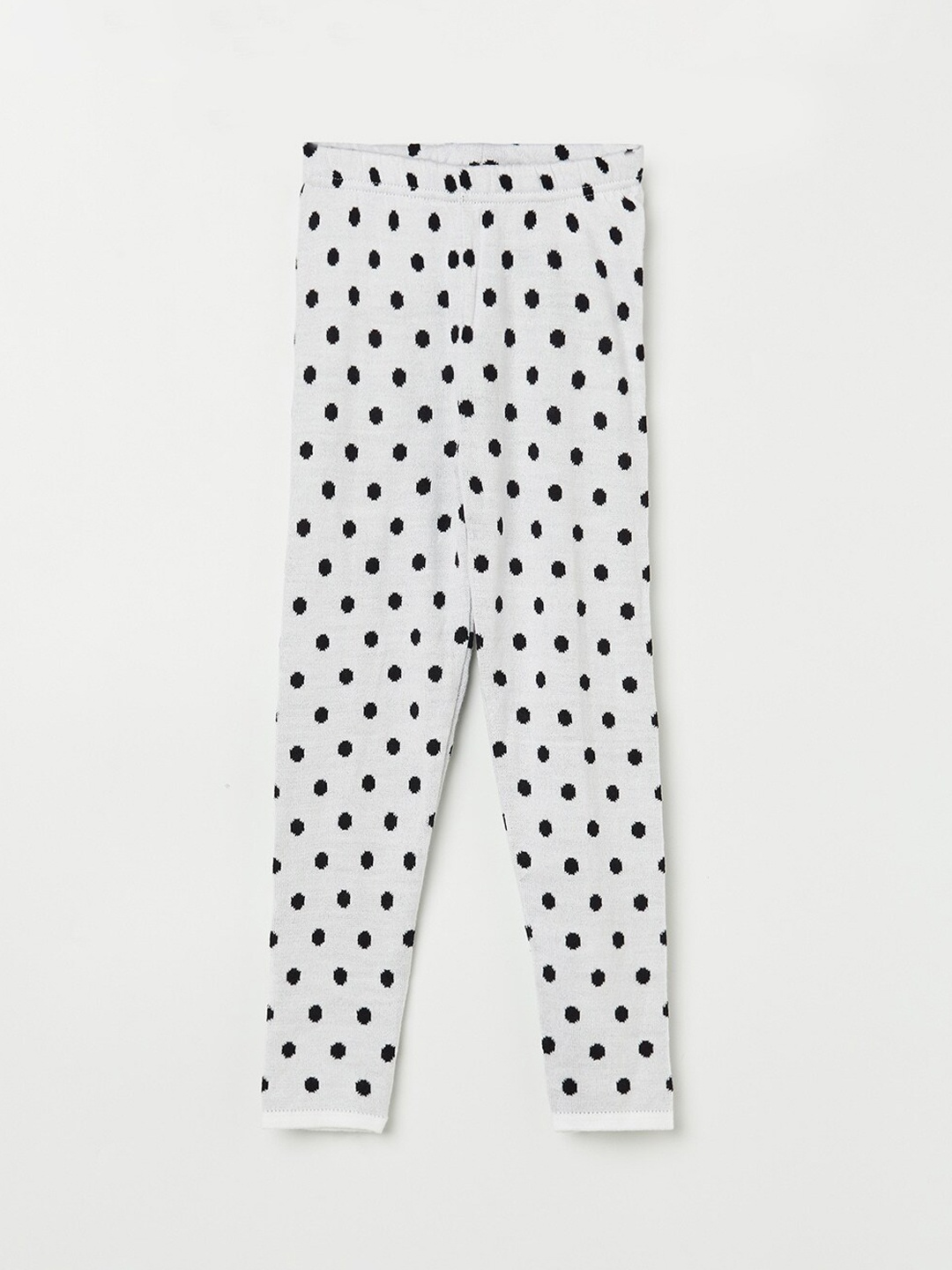 

Fame Forever by Lifestyle Girls Black & White Printed Ankle-Length Leggings