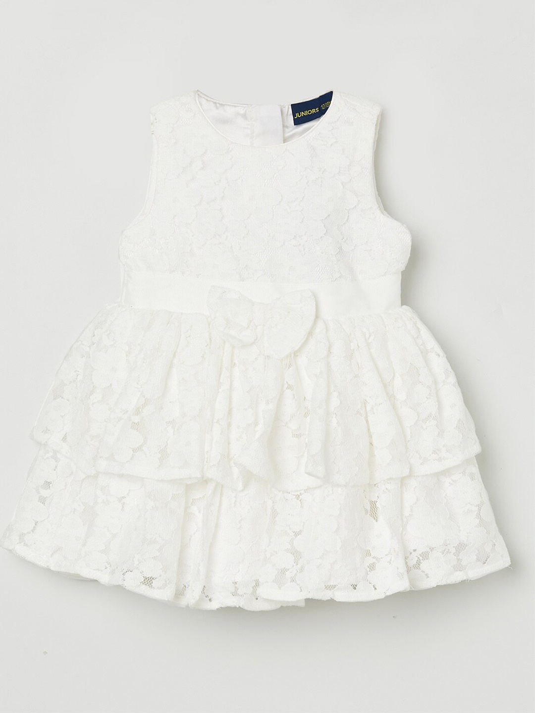 

Juniors by Lifestyle Girls White Cotton Dress