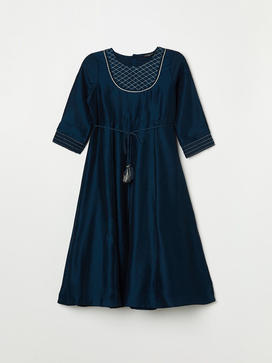 

Melange by Lifestyle Girls Navy Blue A-Line Dress