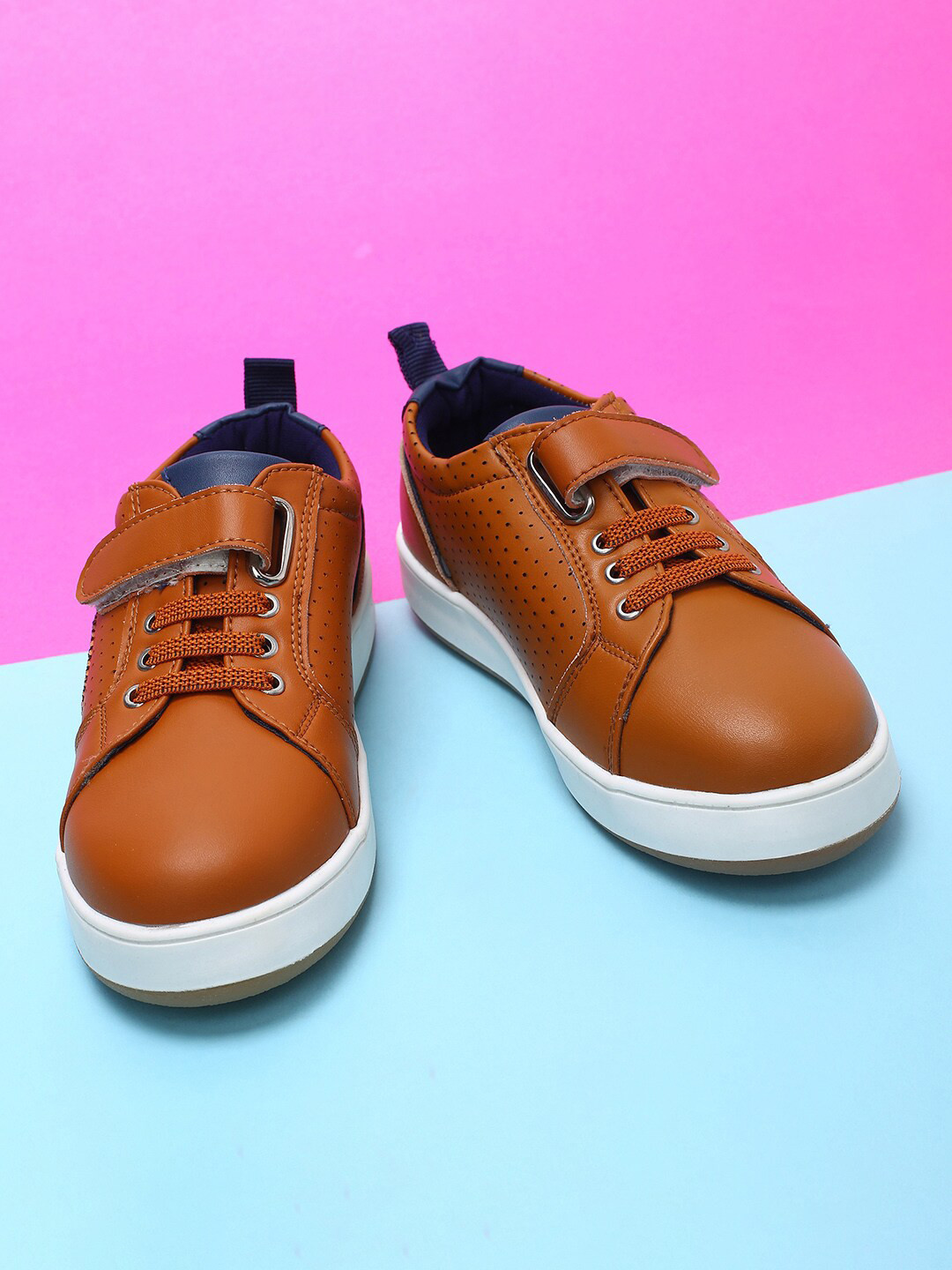 

Fame Forever by Lifestyle Boys Tan Woven Design Sneakers