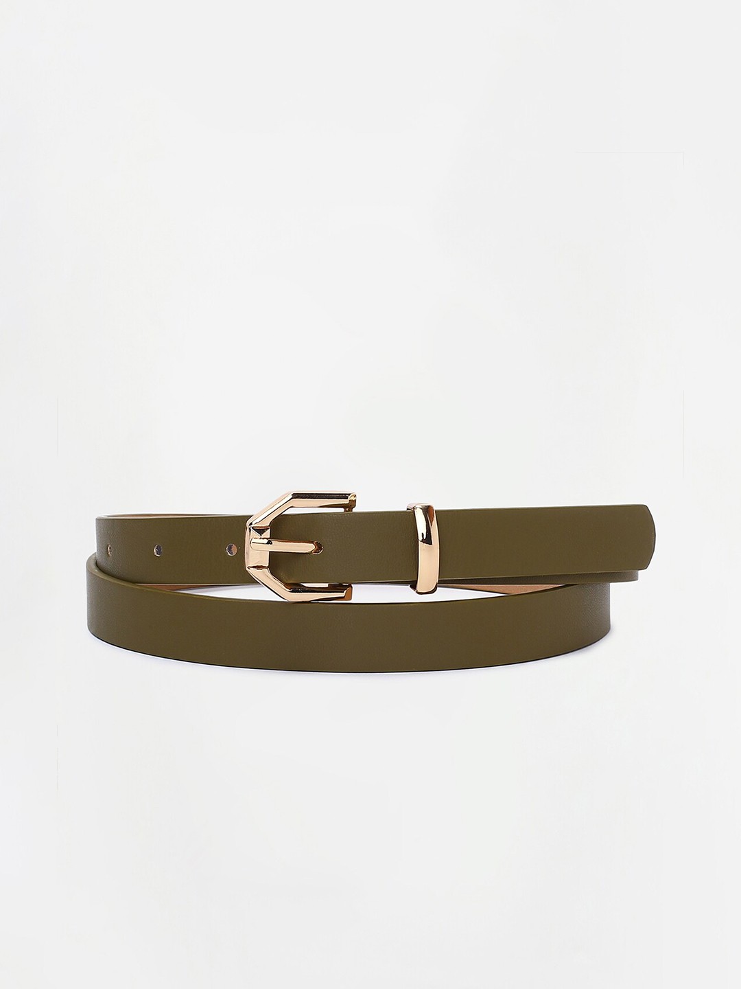 

Ginger by Lifestyle Women Olive Green Solid Belt
