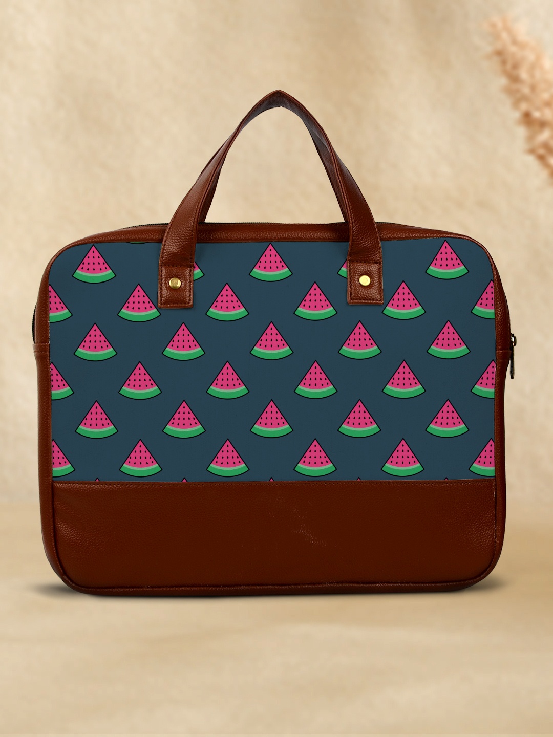 

Crazy Corner Unisex Blue & Red Printed Laptop Bag